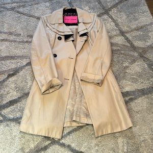 Betsey Johnson Belted Trench Coat